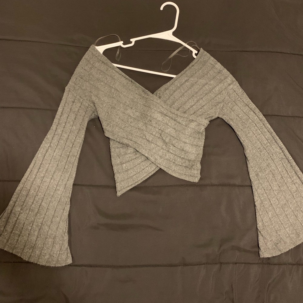 Sweater crop top